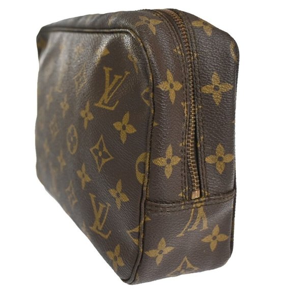LOUIS VUITTON Trousse Toilette 23 Clutch Hand Bag Monogram Brown M47524 30YD896 - Picture 11 of 16
